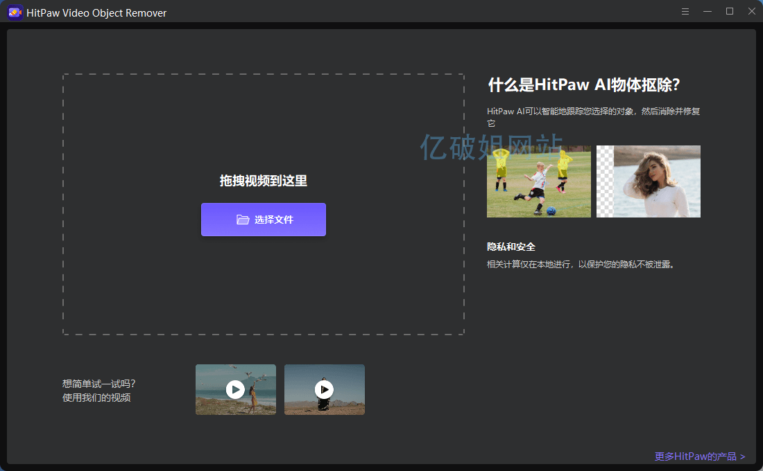 HitPaw Video Object Remover