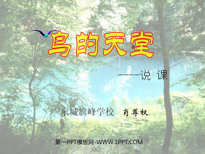 鸟的天堂PPT课件下载3
