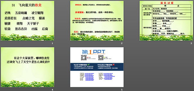 《飞向蓝天的恐龙》PPT课件下载2