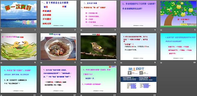 短文两篇《第一次真好》PPT课件