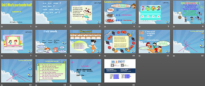 《Unit3 What\s your favorite food?》第五课时PPT课件
