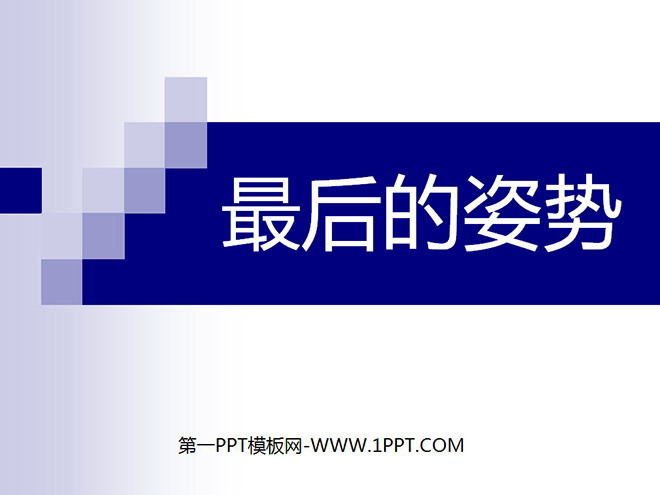 《最后的姿势》PPT课件2