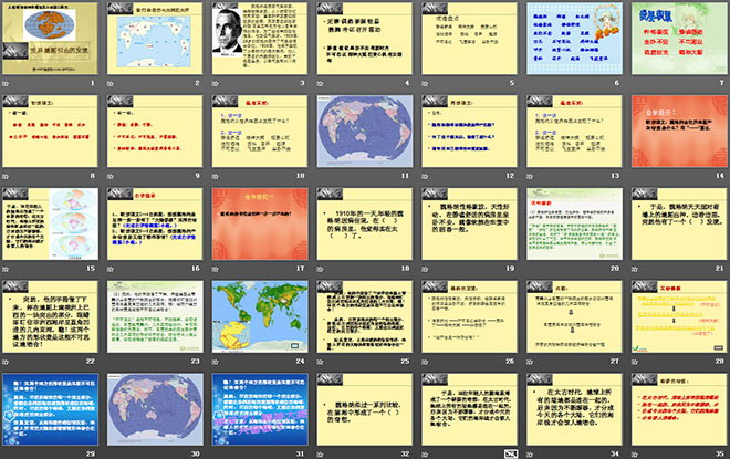 《世界地图引出的发现》PPT教学课件下载3