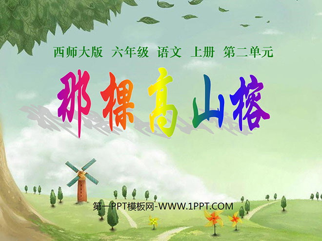 《那棵高山榕》PPT课件