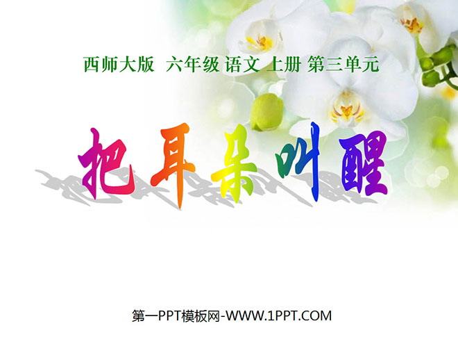 《把耳朵叫醒》PPT课件2