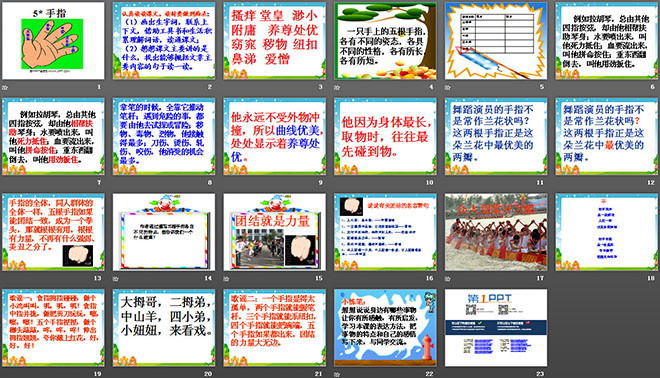 《手指》PPT课件3