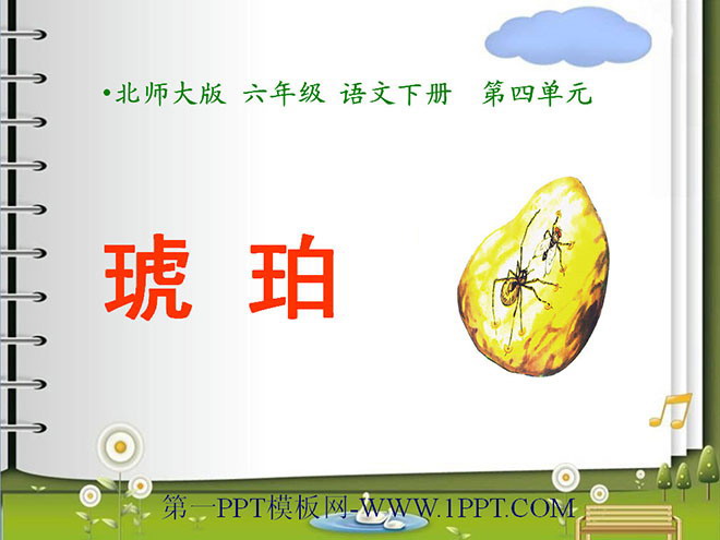 《琥珀》PPT课件