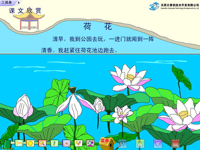 《荷花》Flash动画课件