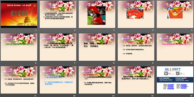 《我们爱祖国》PPT课件