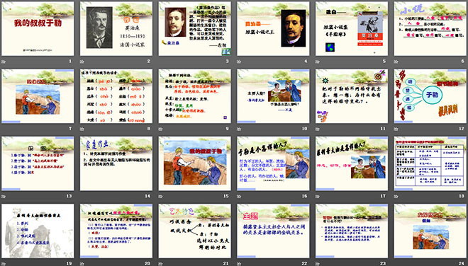 《我的叔叔于勒》PPT课件3