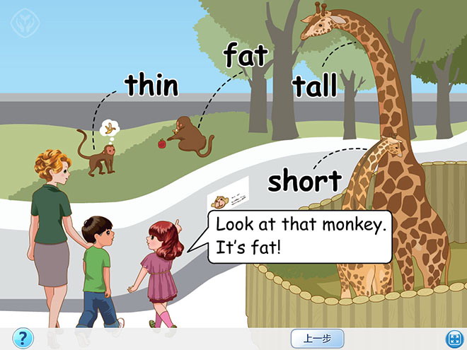 《At the zoo》Lets learn 动画课件