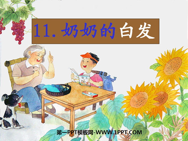 《奶奶的白发》PPT课件3