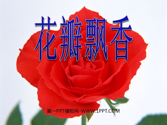 《花瓣飘香》PPT课件4