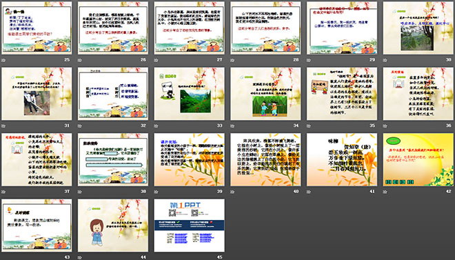 《春光染绿我们双脚》PPT课件5