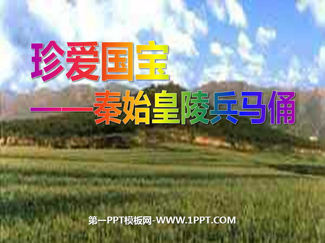 《珍爱国宝——秦始皇陵兵马俑》PPT课件