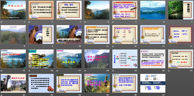 《阿里山纪行》PPT课件