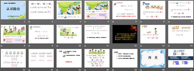 《认识除法》表内除法PPT课件
