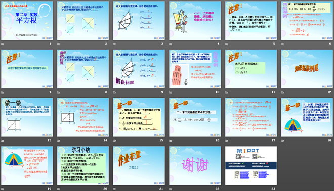 《平方根》实数PPT课件5