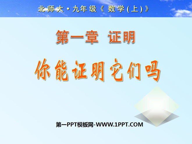 《你能证明它们吗》证明PPT课件2