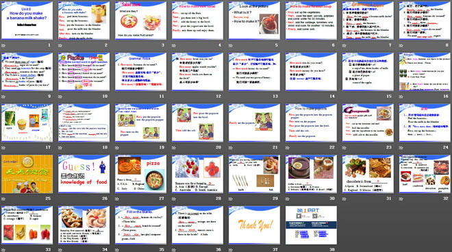 《How do you make a banana milk shake?》PPT课件13