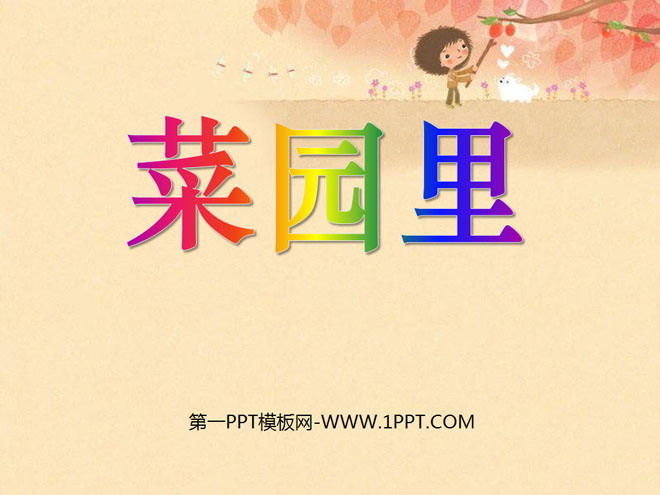 《菜园里》PPT课件5