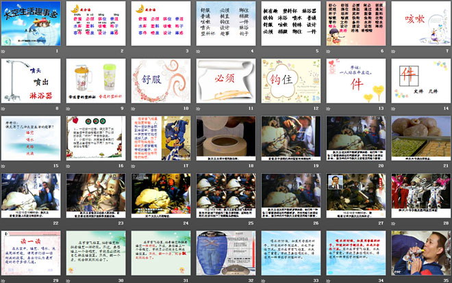 《太空生活趣事多》PPT课件