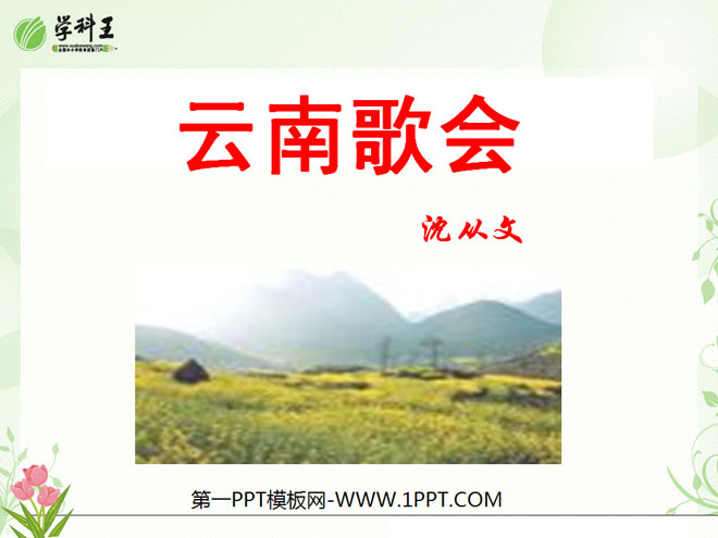 《云南的歌会》PPT课件7