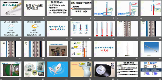 《温度和温度计》温度和水的变化PPT课件2
