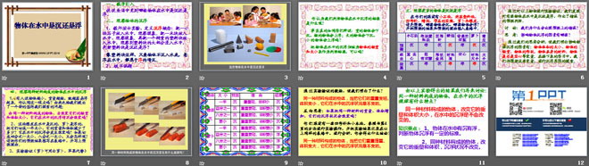 《物体在水中是沉还是浮》沉和浮PPT课件3