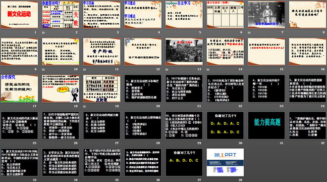 《新文化运动》近代化的探索PPT课件7