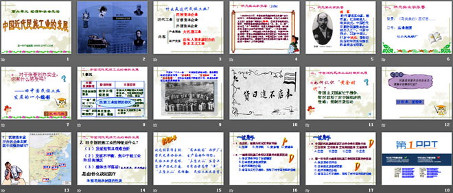 《中国近代民族工业的发展》经济和社会生活PPT课件7