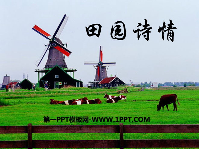 《田园诗情》PPT课件7