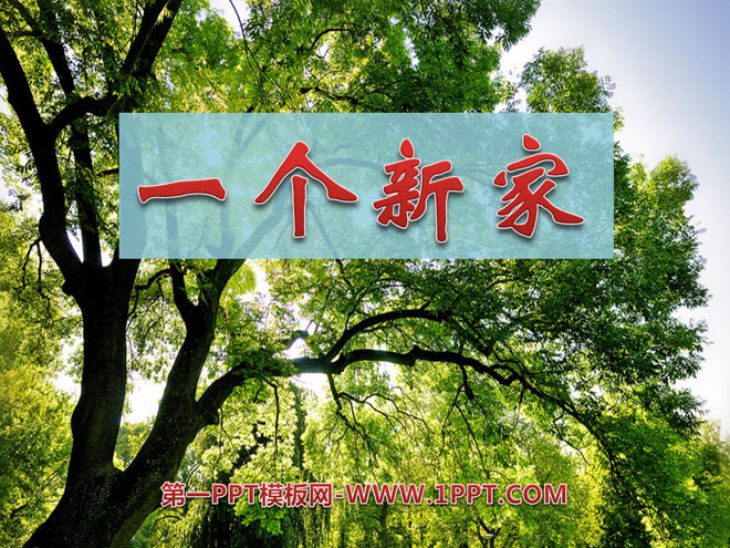 《一个新家》PPT课件2