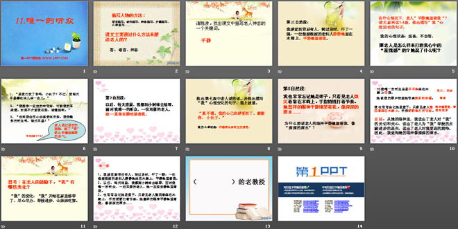 《唯一的听众》PPT课件8