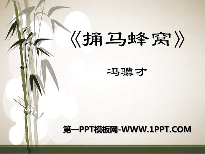 《捅马蜂窝》PPT课件3