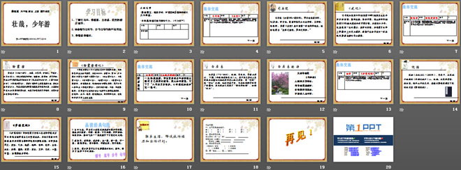 《壮哉，少年游》PPT课件2