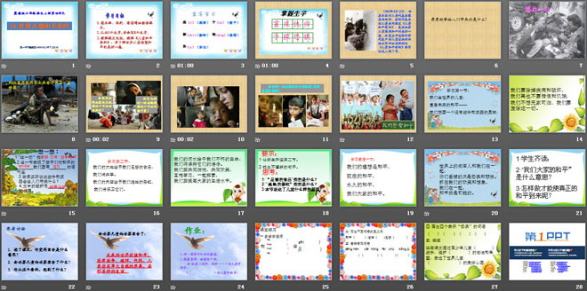 《世界儿童和平公约》PPT课件2