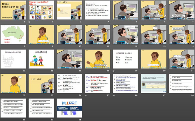 《I have a pen pal》PPT课件3