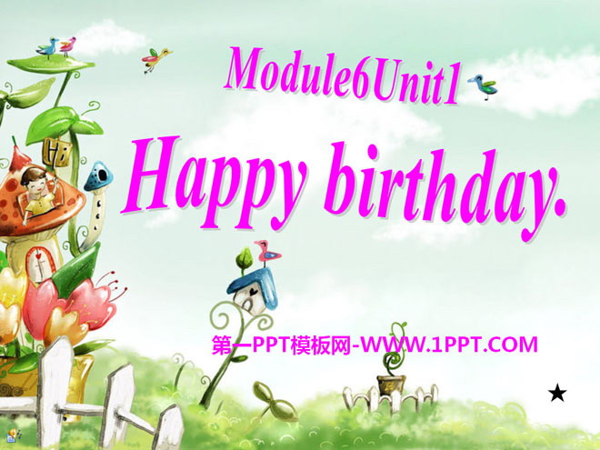 《Happy birthday!》PPT课件4