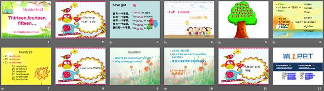 《Thirteen Fourteen Fifteen》PPT课件2