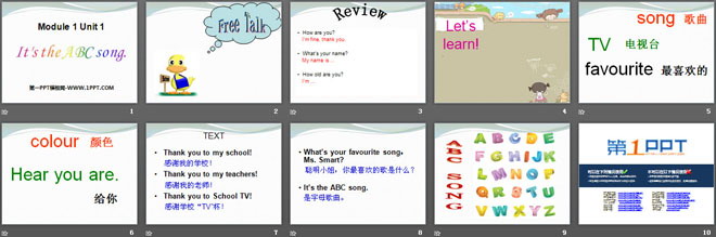 《It\s the ABC song》PPT课件3