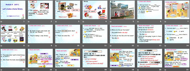 《Let\s make a home library》PPT课件3