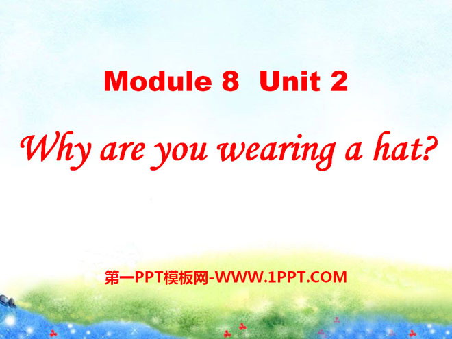 《Why are you wearing a hat?》PPT课件