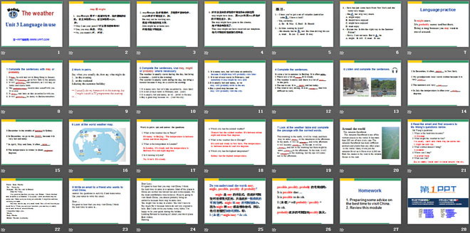 《Language in use》the weather PPT课件2