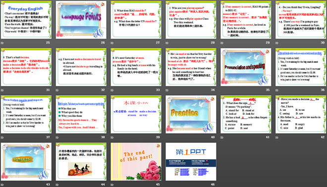 《Daming wasn\t chosen for the team last time》Sports life PPT课件