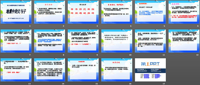 《地震中的父与子》PPT课件