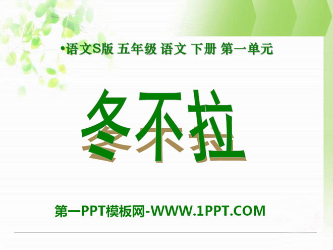 《冬不拉》PPT课件2