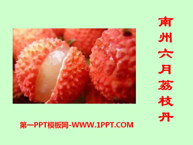 《南州六月荔枝丹》PPT课件2