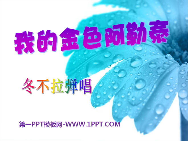 《我的金色阿勒泰》PPT课件