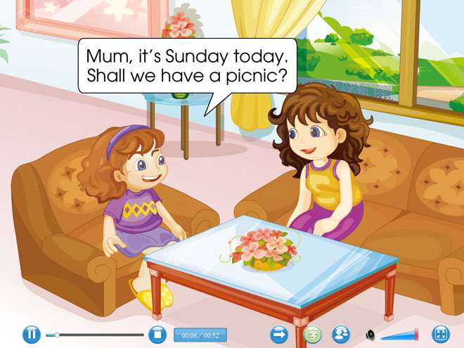 《What will you do this weekend?》Flash动画课件2